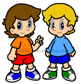 Marc y Peter Segaly Toadstool: Hijos de Mario y Peach.