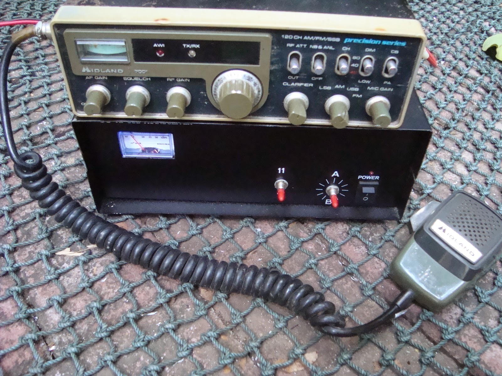RADIO SELLER CB Midland 7001 SSB,AM,FM 120 Chanel + Transverter to 11,4 MHz and 7 MHz