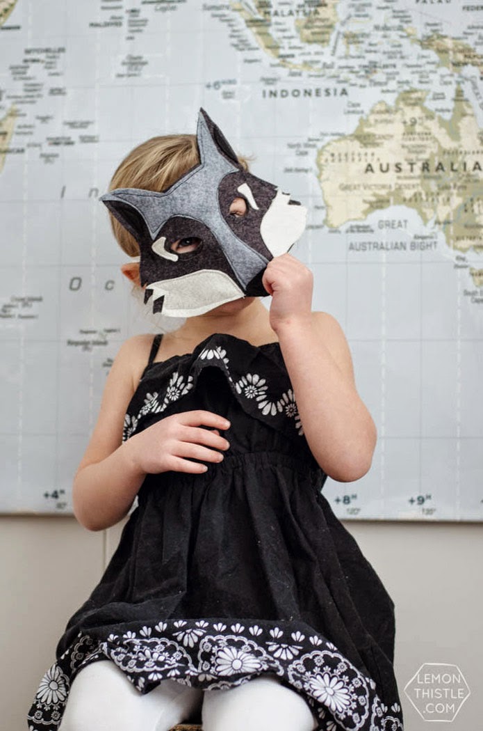DIY Felt Masks | Lemon Thistle