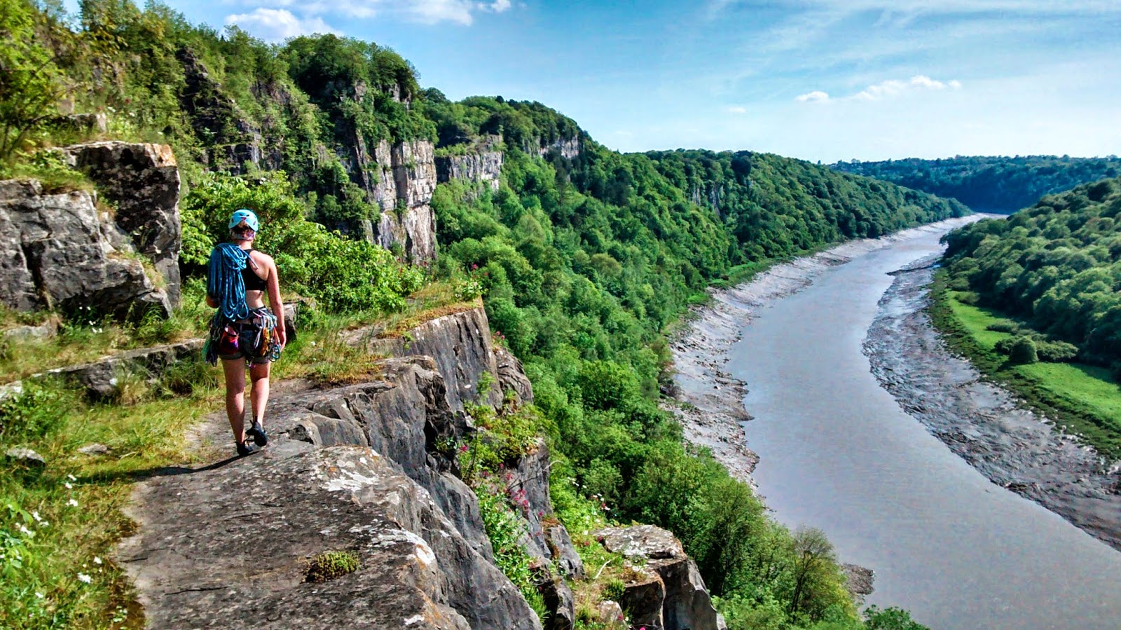 Back on the UK climbing scene Wye Valley action warming up for summer! Tom Skelhon's