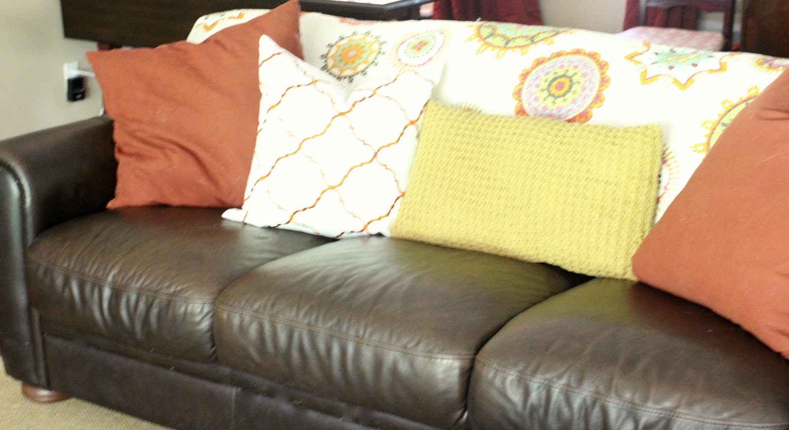 Tips for "Brightening Up" a Dark Sofa Golden Boys & Me