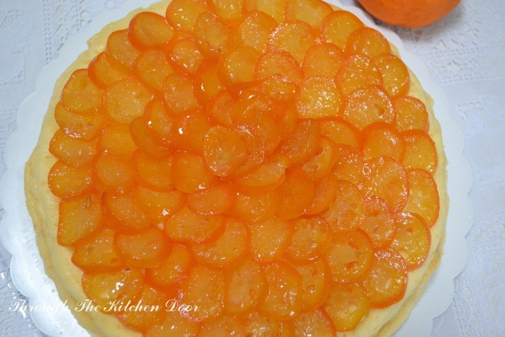 Through The Kitchen Door Orange Cheesecake With Kumquat Compote