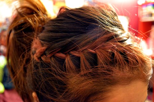 braid hairstyle haircolor