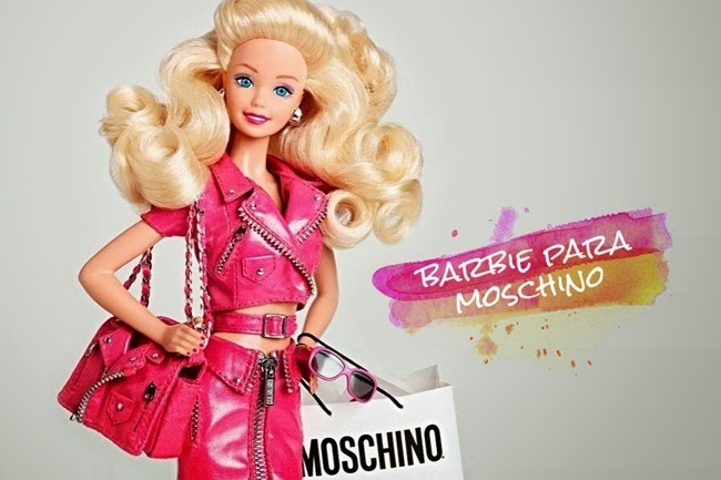 Moschino 2015 S/S Barbie Doll by Jeremy Scott Same or Not by SheenaSon宣娜:名模女星撞衫芭比穿搭