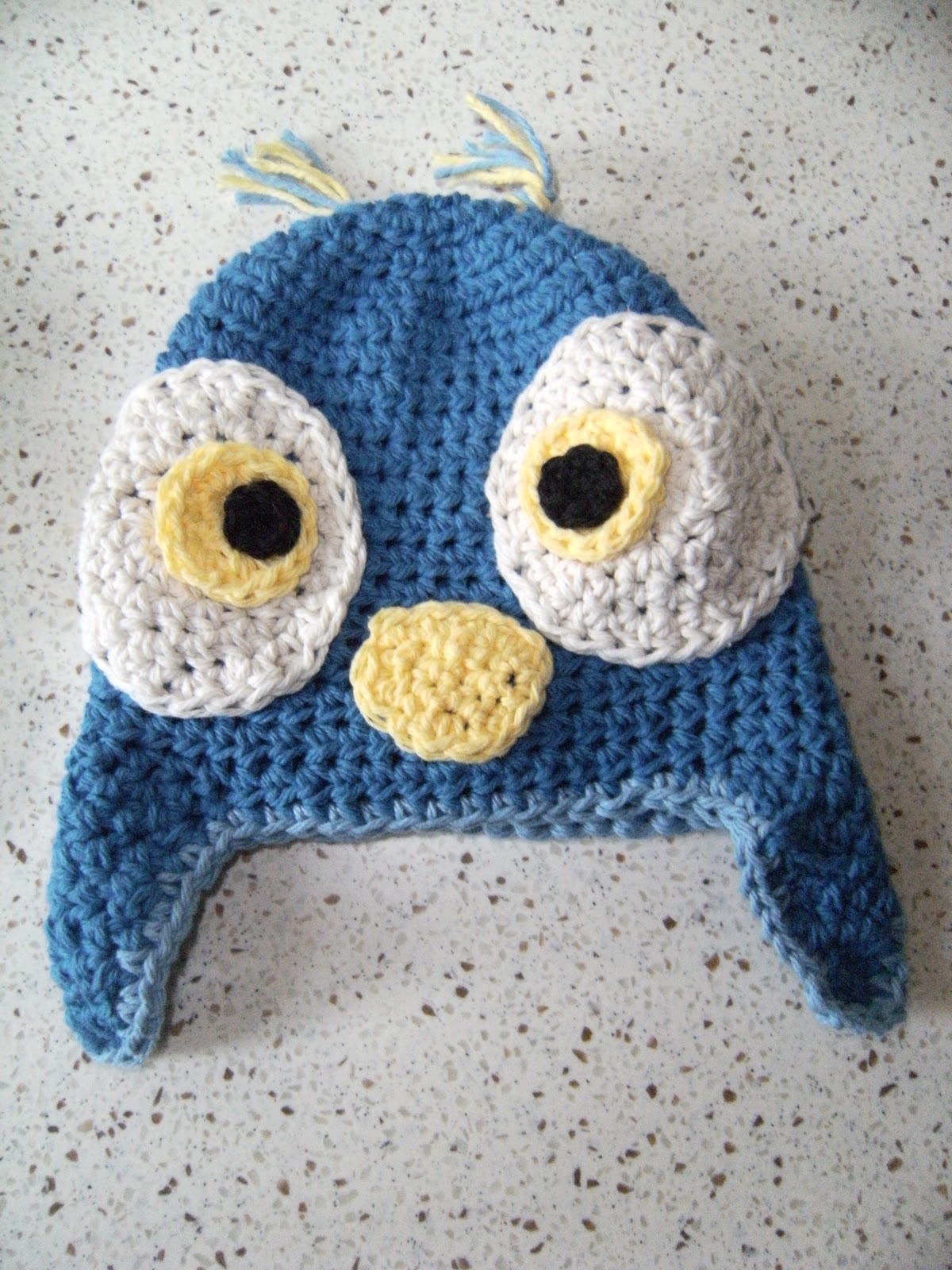 Projects Around the House Crochet Owl Hat