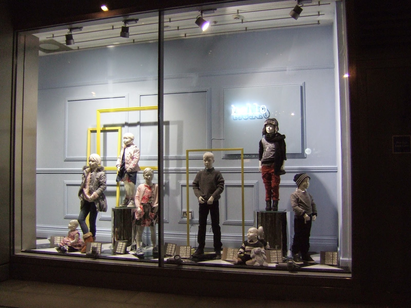 Visual Merchandising 101 Next, window display.