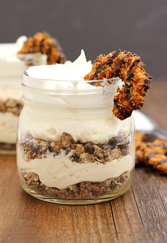 Samoa Caramel Cheesecake Parfaits Whats Cooking Love?