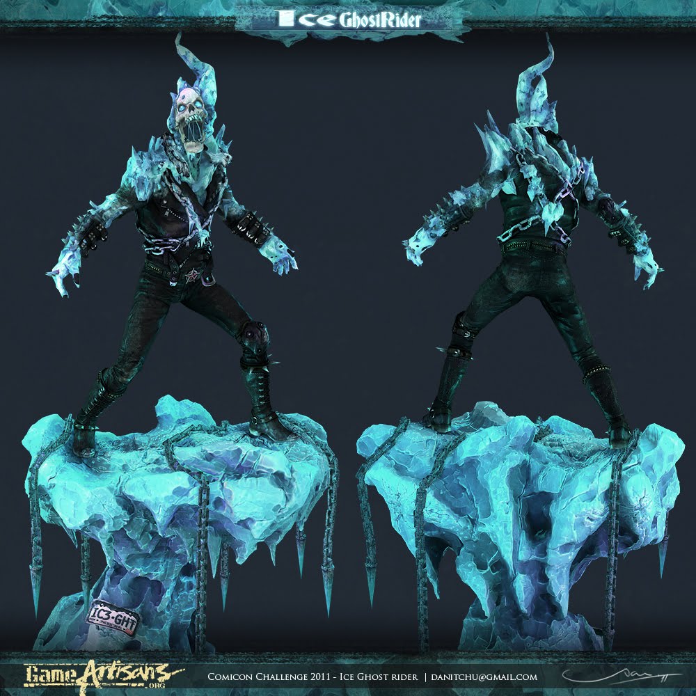Daniel Orive Character Artist Comicon Challenge `11" Ice Ghost Rider