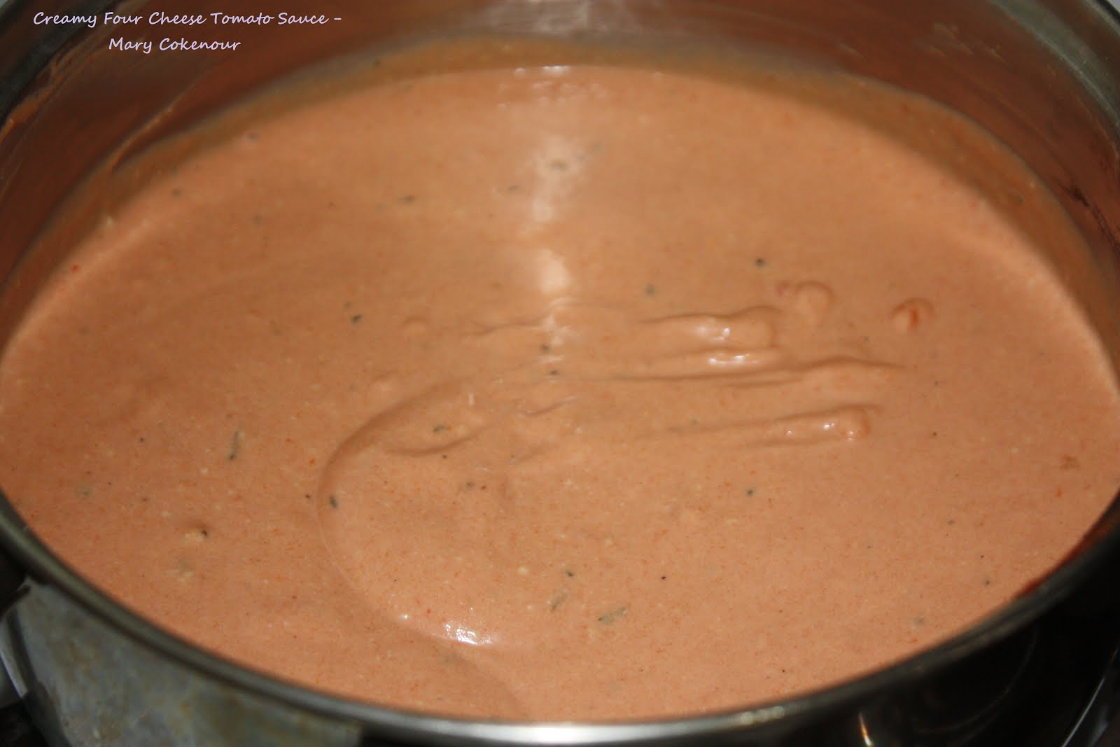 Food Adventures of a Comfort Cook Creamy, Cheesy, Tomato Goodness.