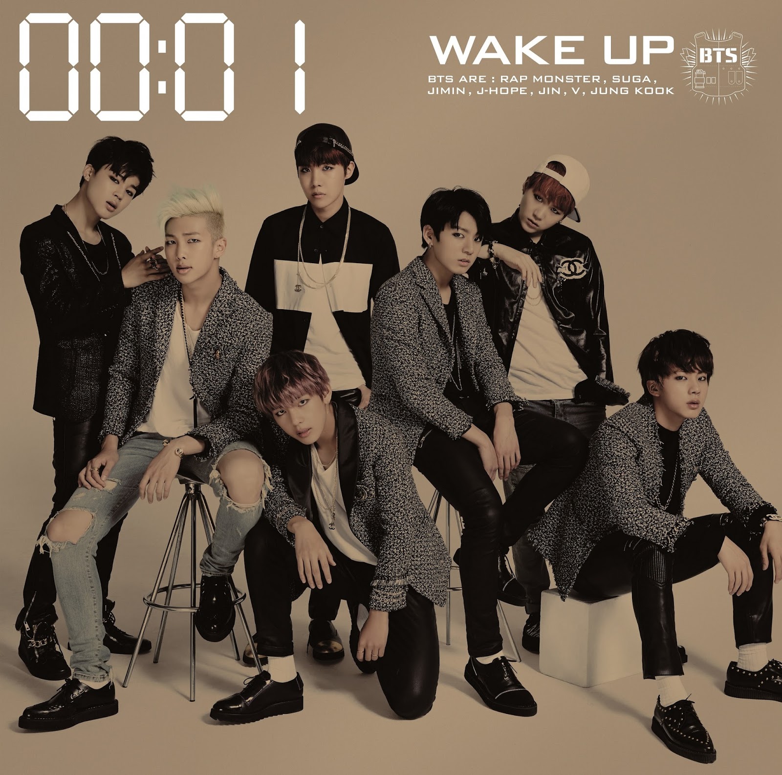 BTS 1° Álbum Japonês, "WAKE UP" Poste Iluminativo