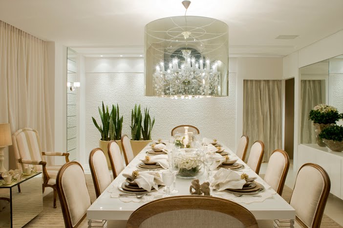 Comedores con espejos en la pared | Ideas para decorar, diseñar y