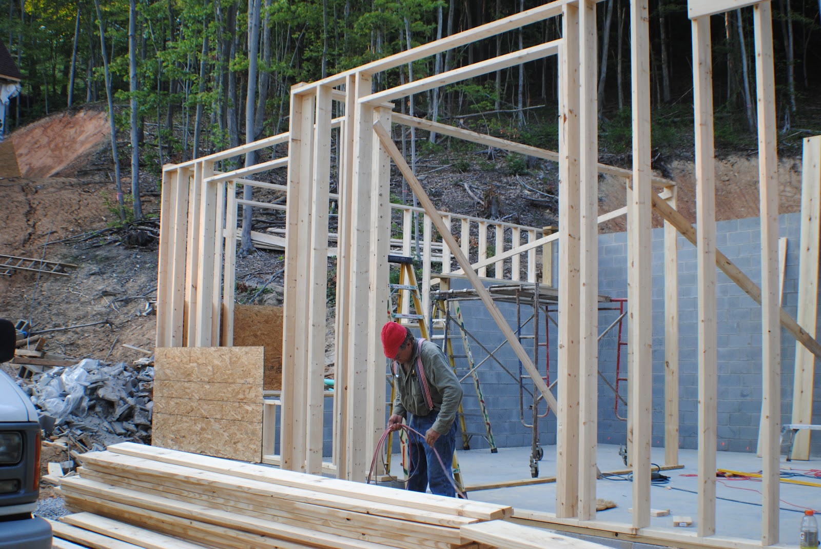 Our New House Support Walls for the Modular