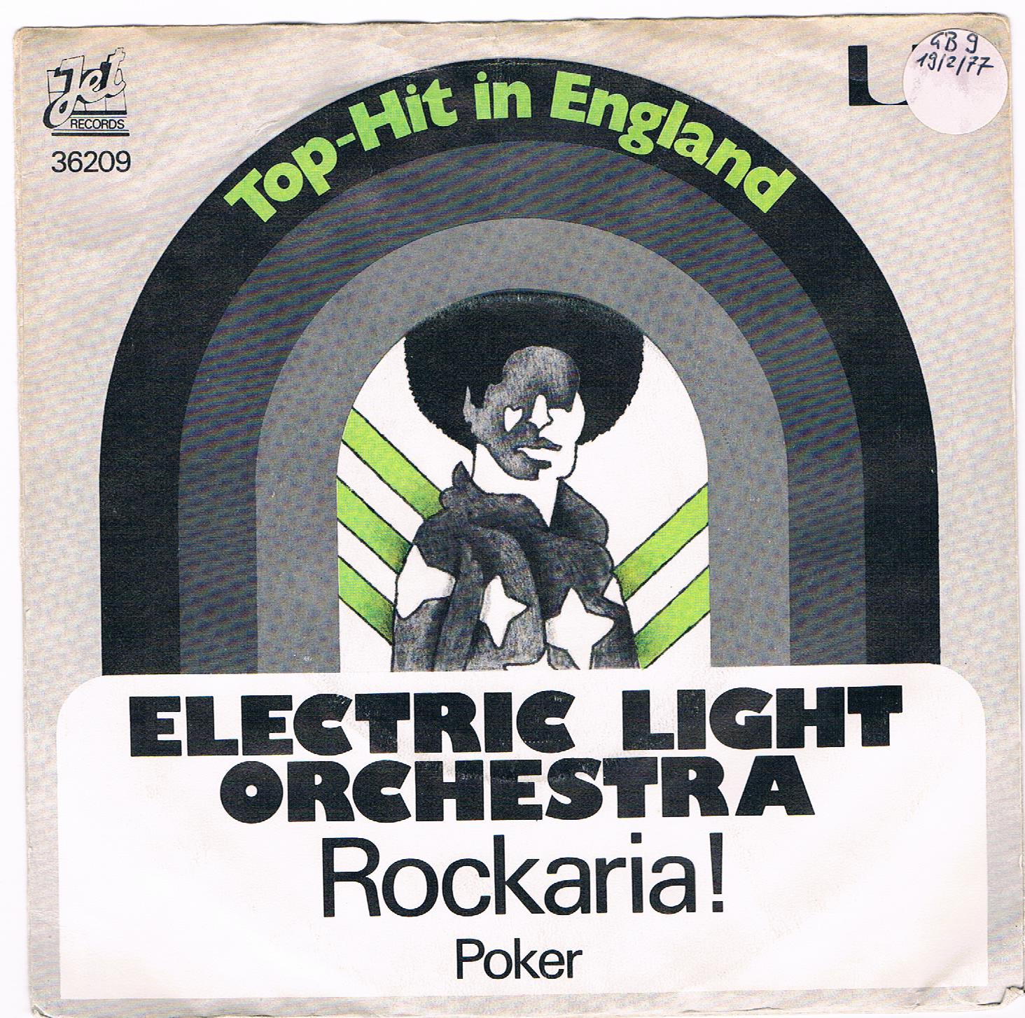 ELO Related Vinyl Electric Light Orchestra Rockaria! 7" Reino Unido