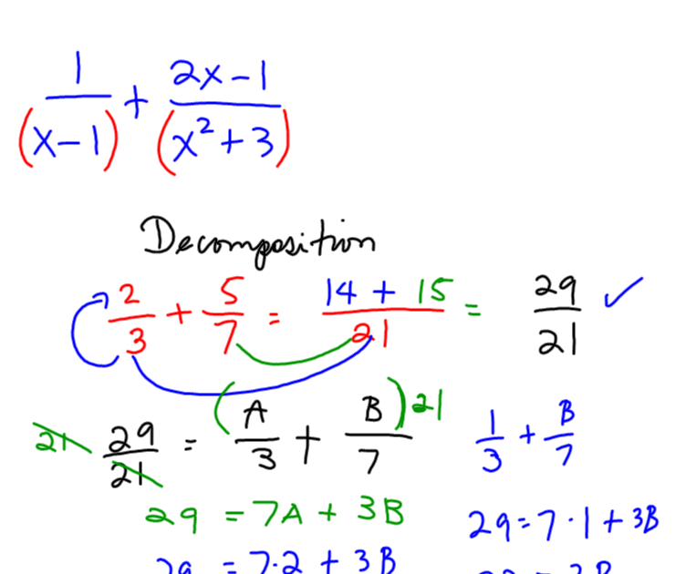 Mr. J.'s Math Classes: Math 4 Decomposition Notes from 9/13
