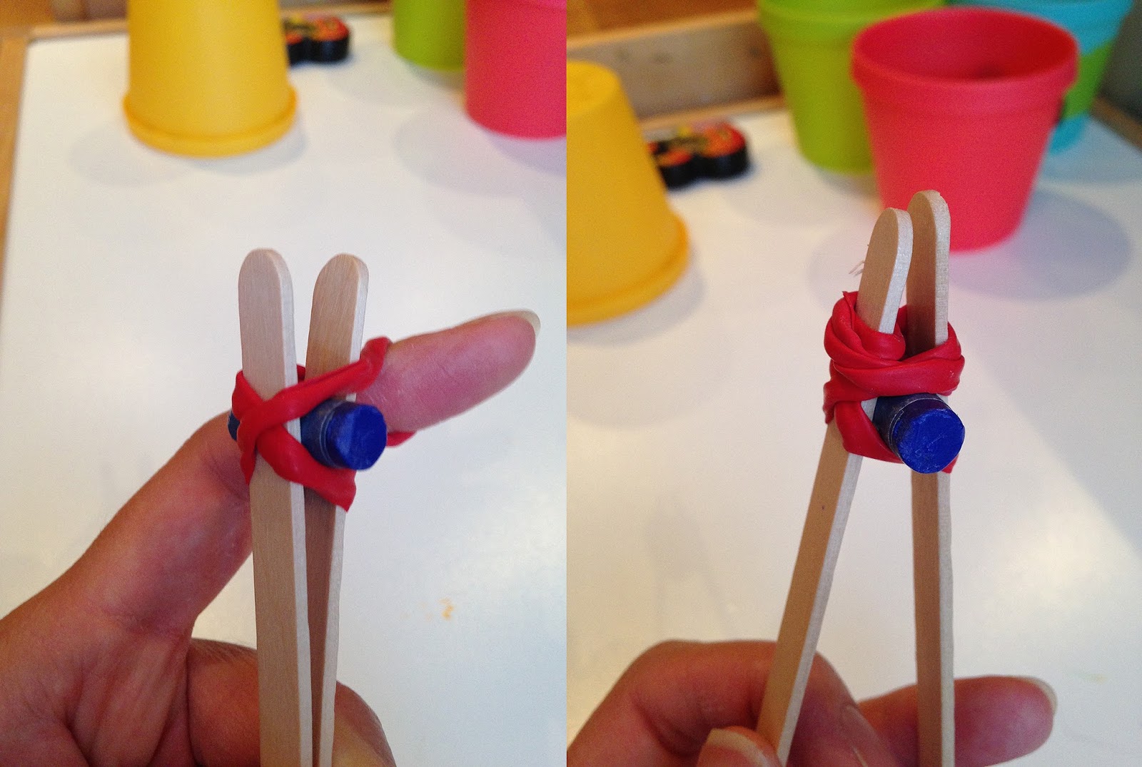 2 Littlefaces Quick DIY chopsticks (pincers) for Harvey
