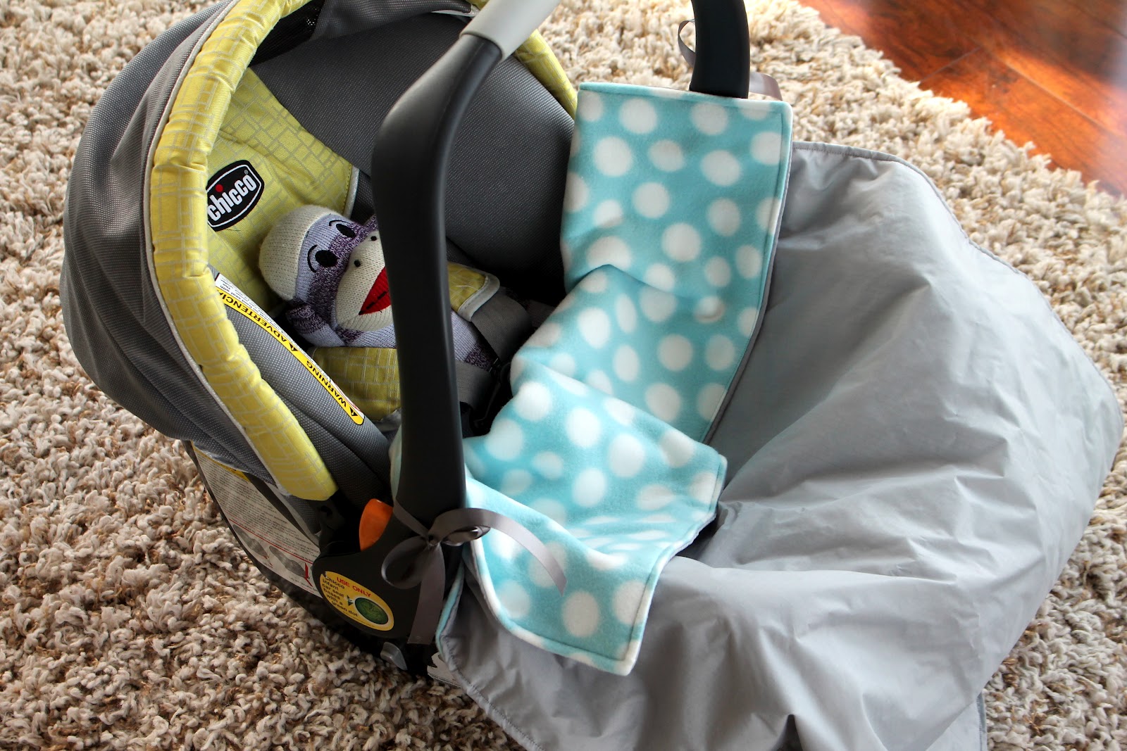 D and G Stories Waterproof Carseat Stroller Blanket