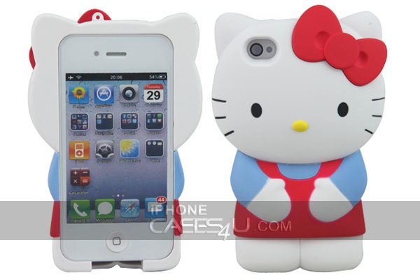 3d Hello Kitty Iphone 4 Case2