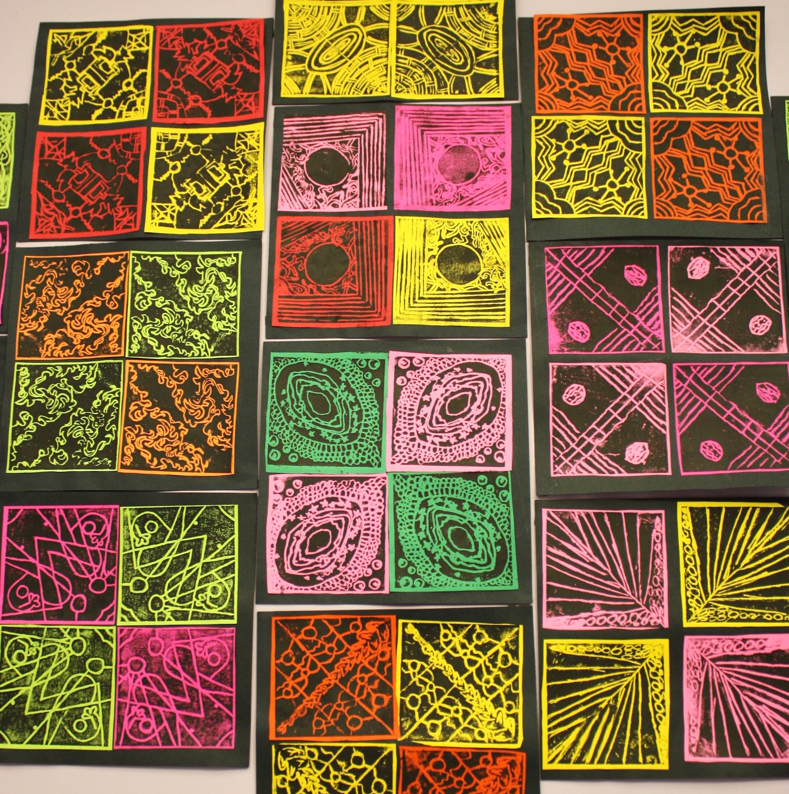Fulton Sunshine Academy Art Lab: 4th Grade - Rotational Symmetry