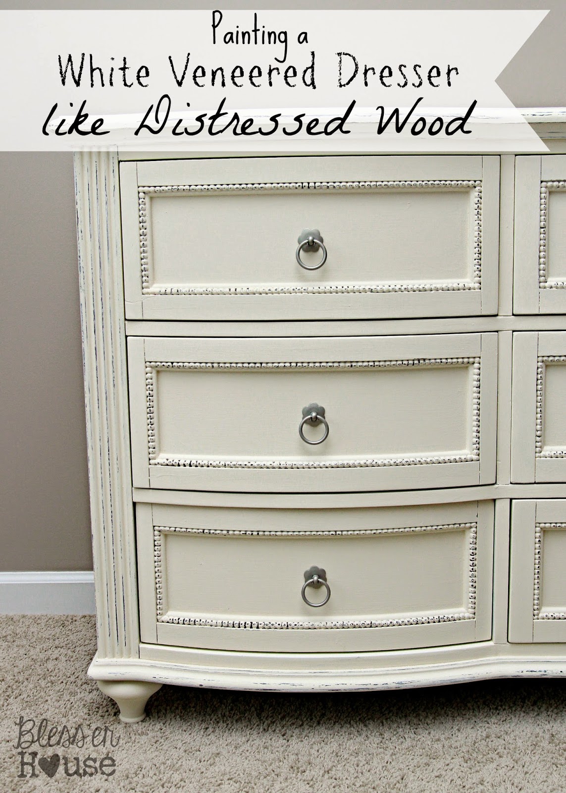 Little Girl Room Progress ASCP Dresser Makeover Bless'er House