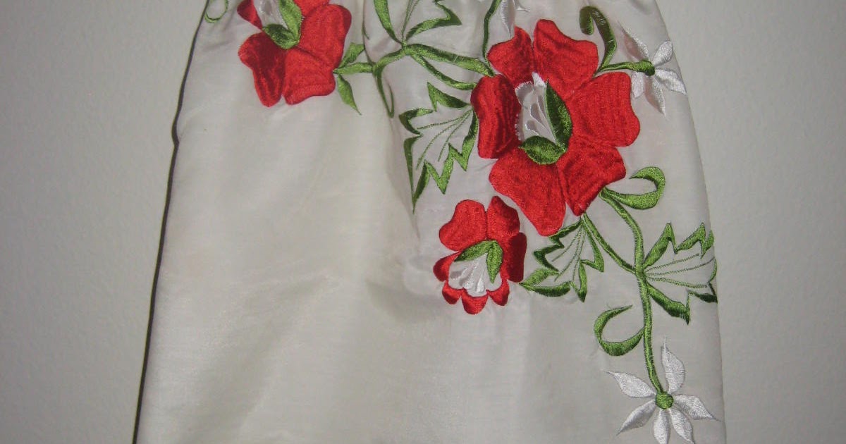 Seamingly Smitten Tutorial Vintage Embroidered Pillowcase Dress with Straps no ribbons here!
