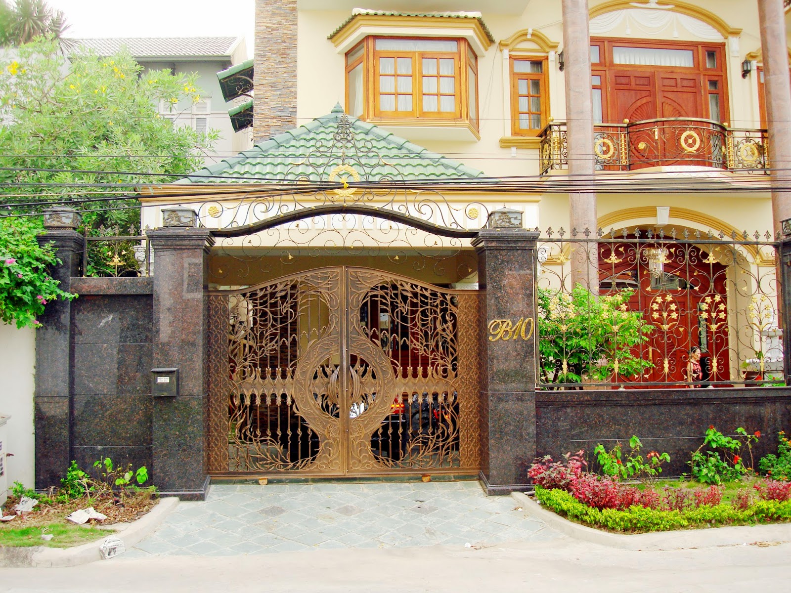 Gates for the feng shui Japanese Casting Product Gate Fence