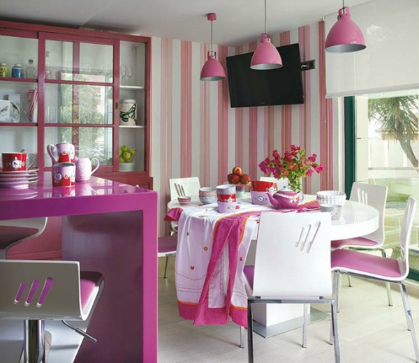 decoração com rosa