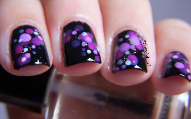 polish nail ideas purple
