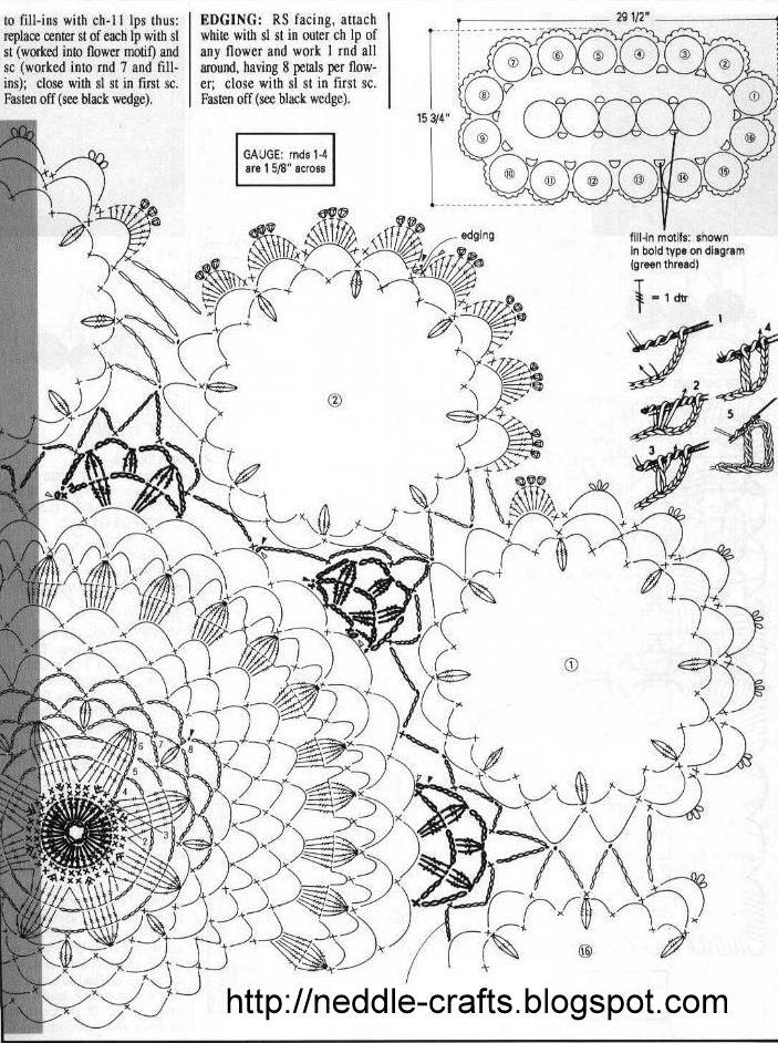 Doily Doilies - Filet Crochet Doilies Patterns