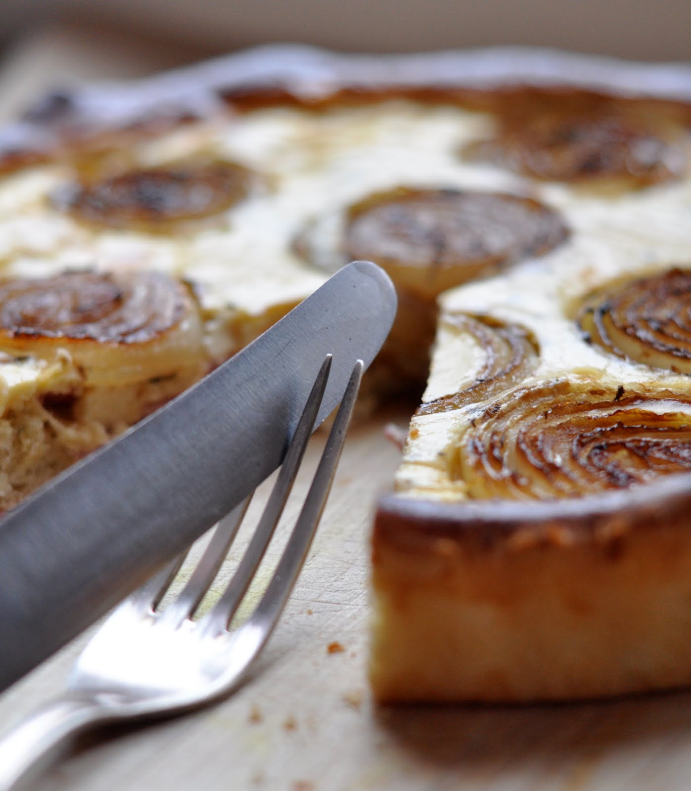 agata's kitchen Caramelized onion quiche