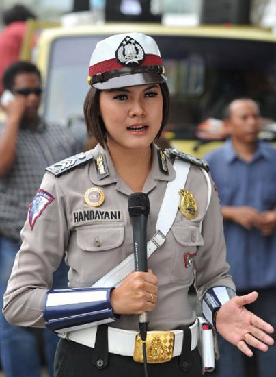 Wajah Polwan Cantik 