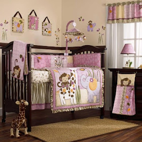 Best Gift Ideas Blog Safari Animal Baby Girl Crib Bedding Set Idea