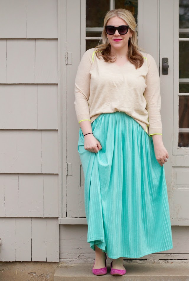 Spring transitional outfit