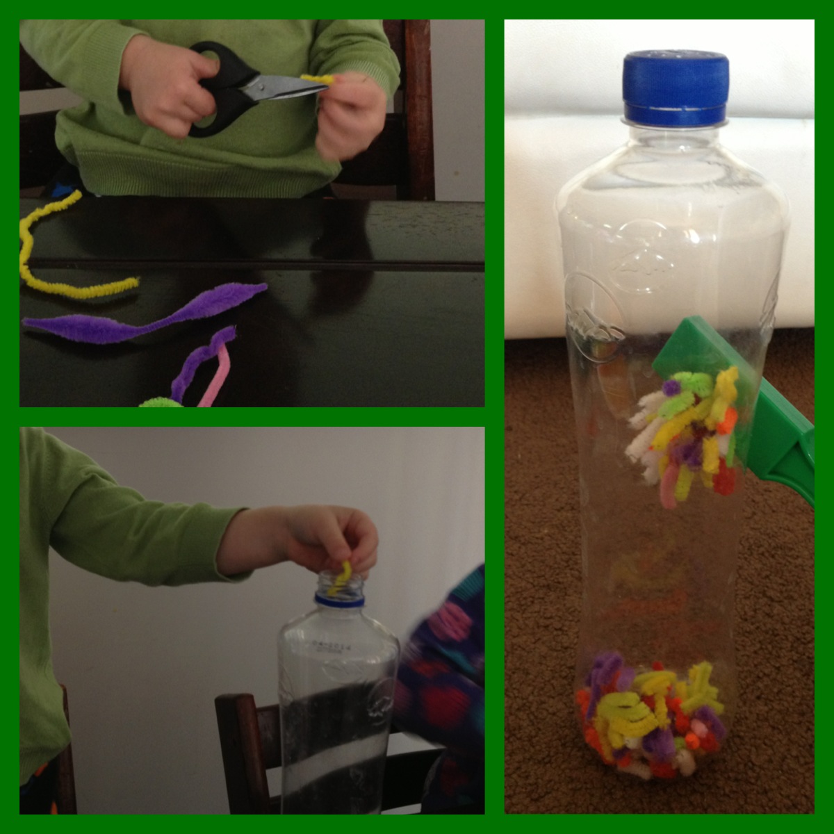 What do you do all day? pipecleaner bottle