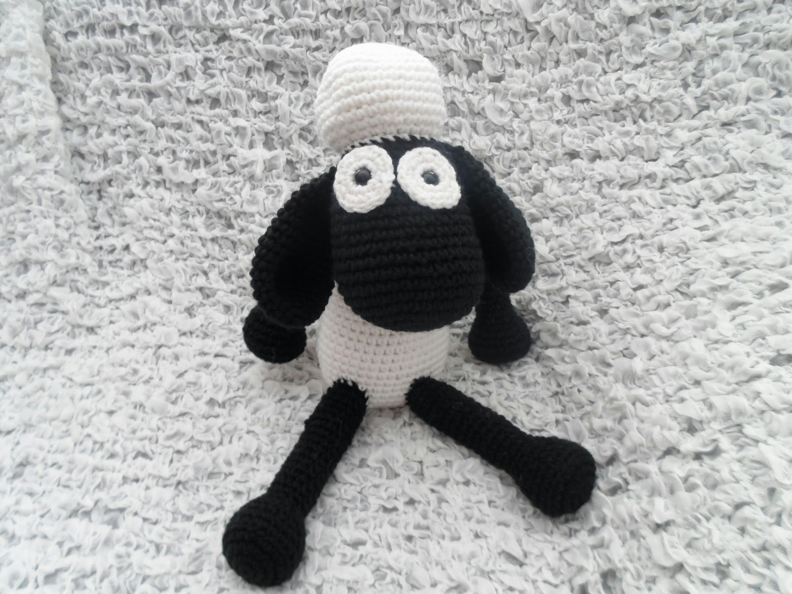 Kristen's Crochet Shaun the Sheep Inspired Softie