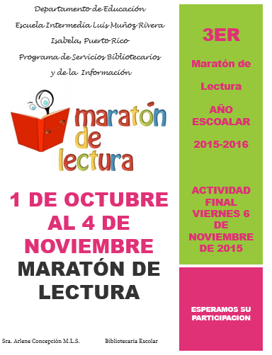 Maratón de Lectura 2015-2016