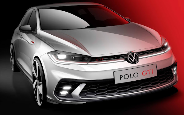 Novo VW Polo GTI 2022: primeiras imagens oficiais reveladas Novo VW Polo GTI 2022: primeiras imagens oficiais reveladas