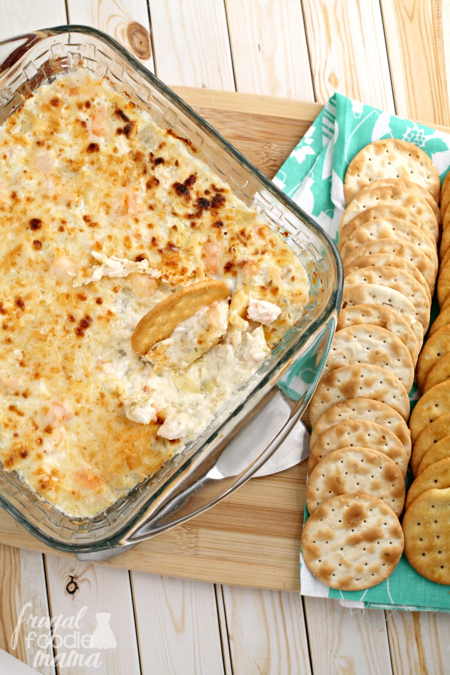 Frugal Foodie Mama Shrimp & Asiago Cheese Dip