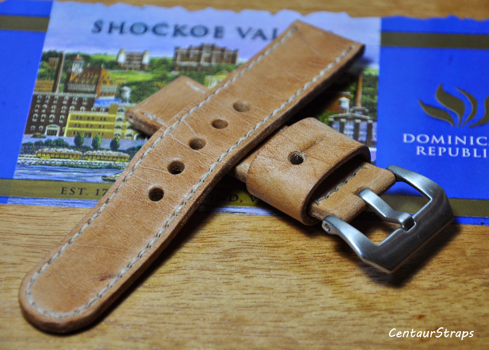 CentaurStraps Handmade leather watch straps Vintage Style handmade