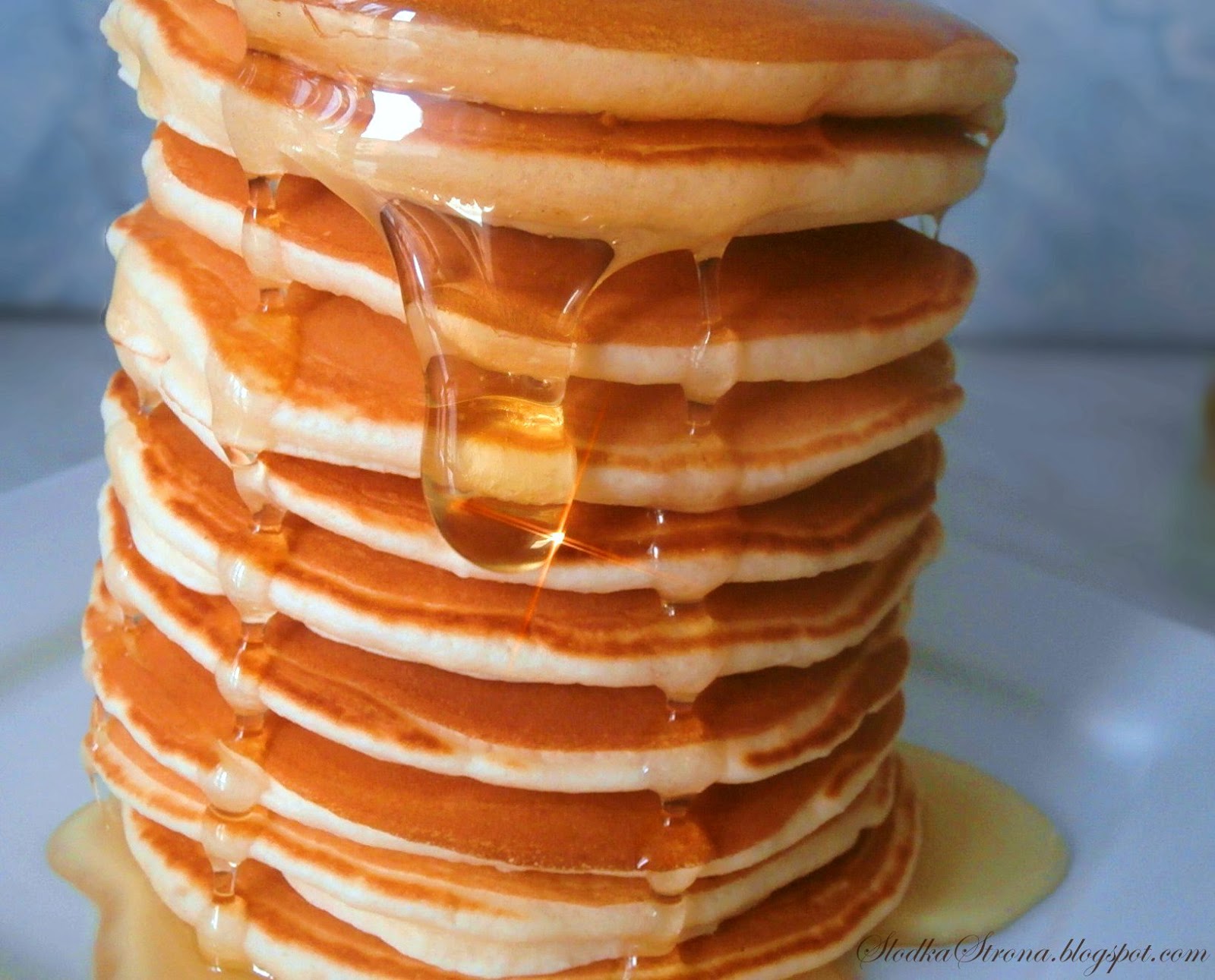 Oryginalne Amerykańskie Pancakes'y - Przepis - Słodka Strona