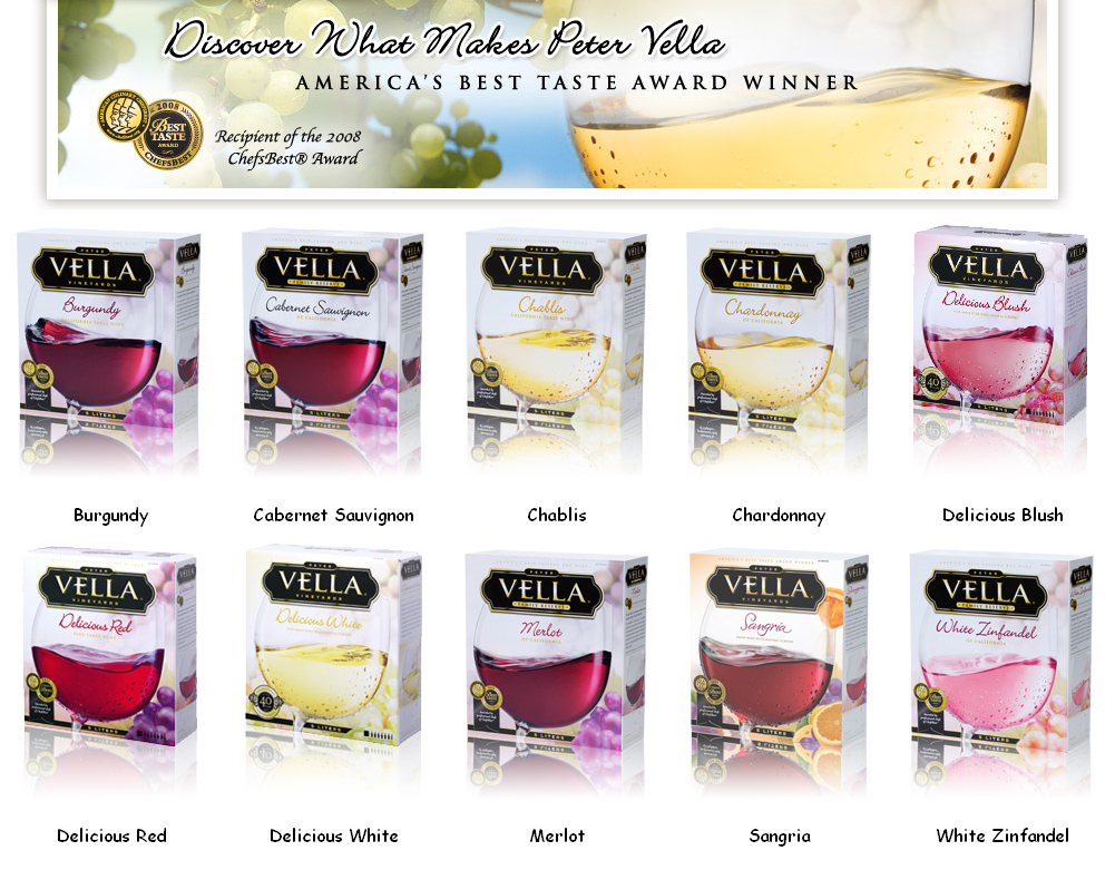 Peter Vella Box Wines