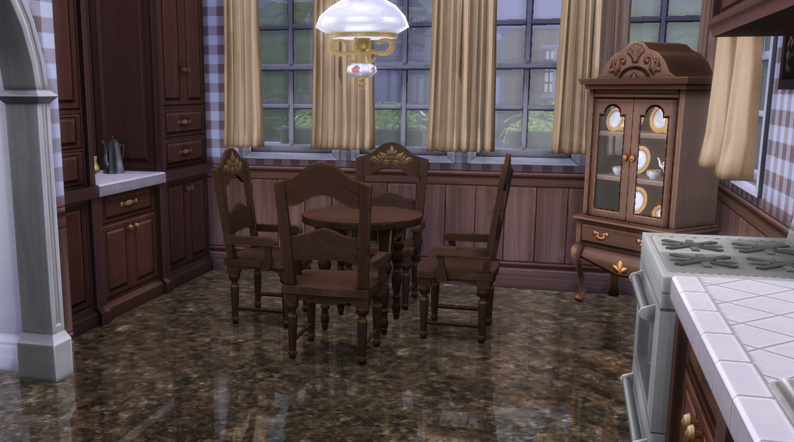 My Sims 4 Blog Glitz and Glimmer Reflective Floors by Brujah