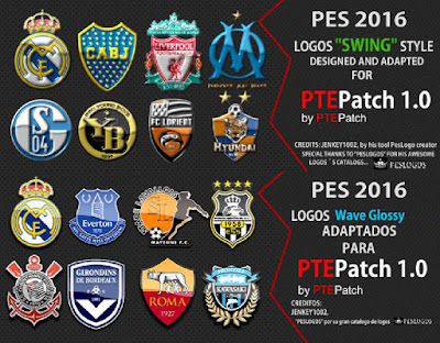 PES 2016 Logos Packs for PTEPatch Update 1.0 by PTEPatch