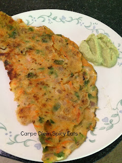 Carrot Akki Rotti