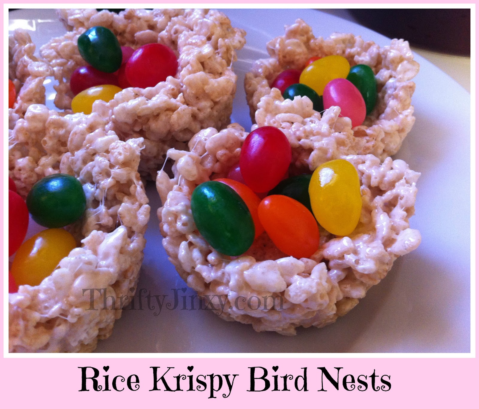 Rice Krispy Bird Nests An Edible Easter Basket! Thrifty Jinxy