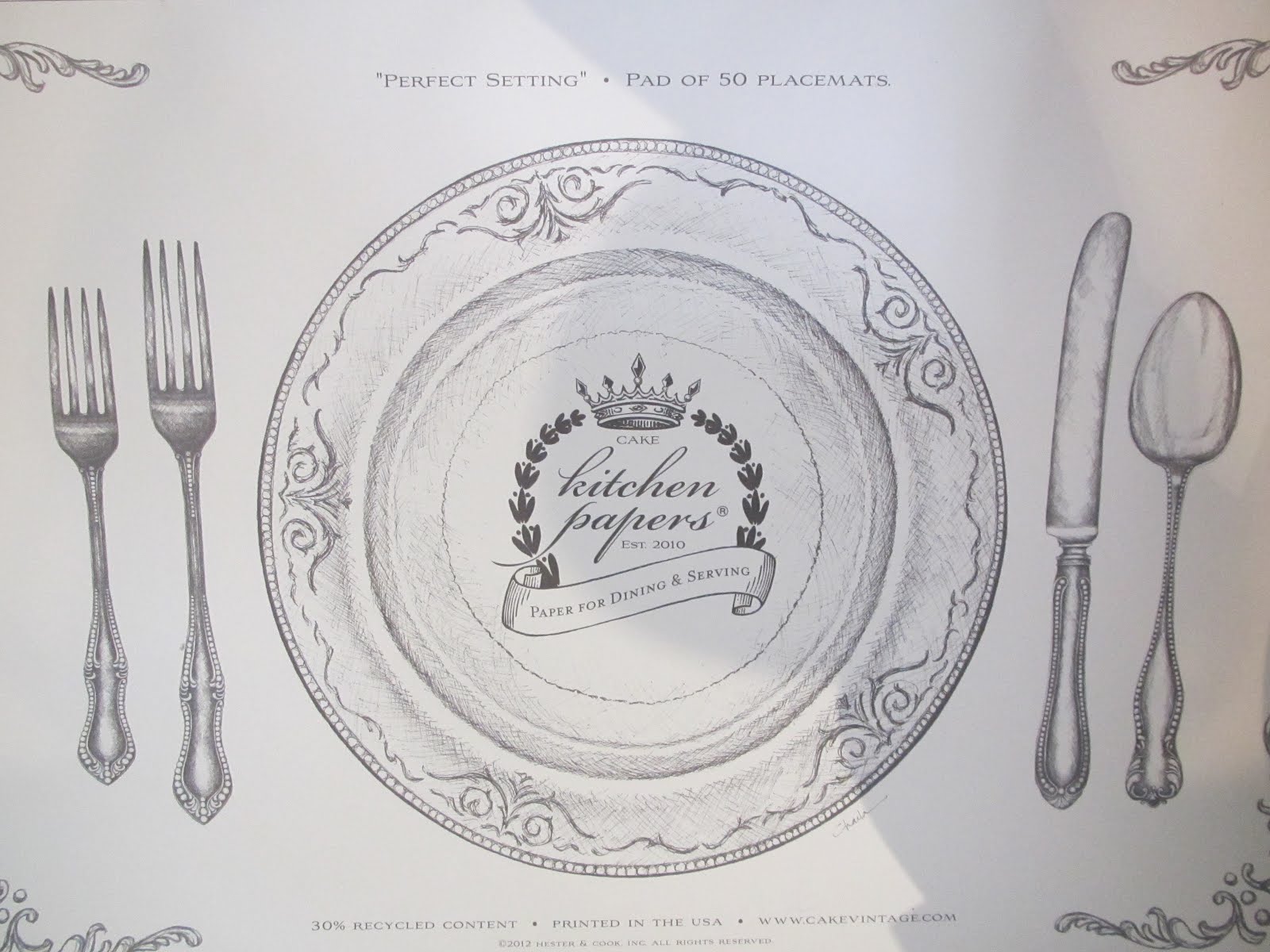 Brissonte' Cake Kitchen Papers