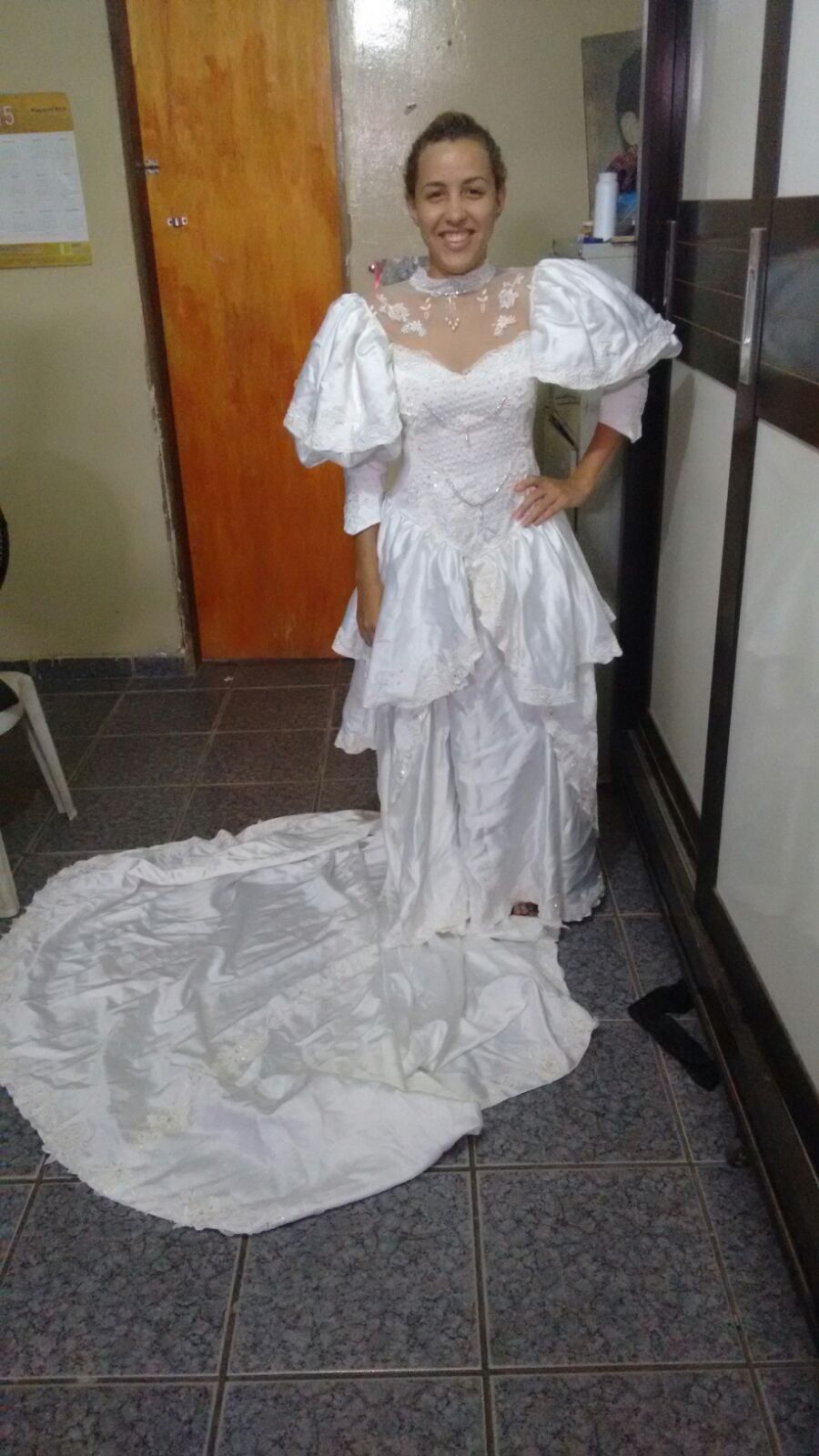 vestido antigo de noiva