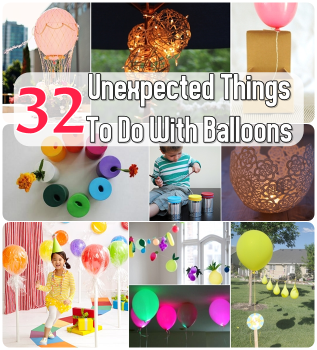 32 Unexpected Things To Do With Balloons The Idea King