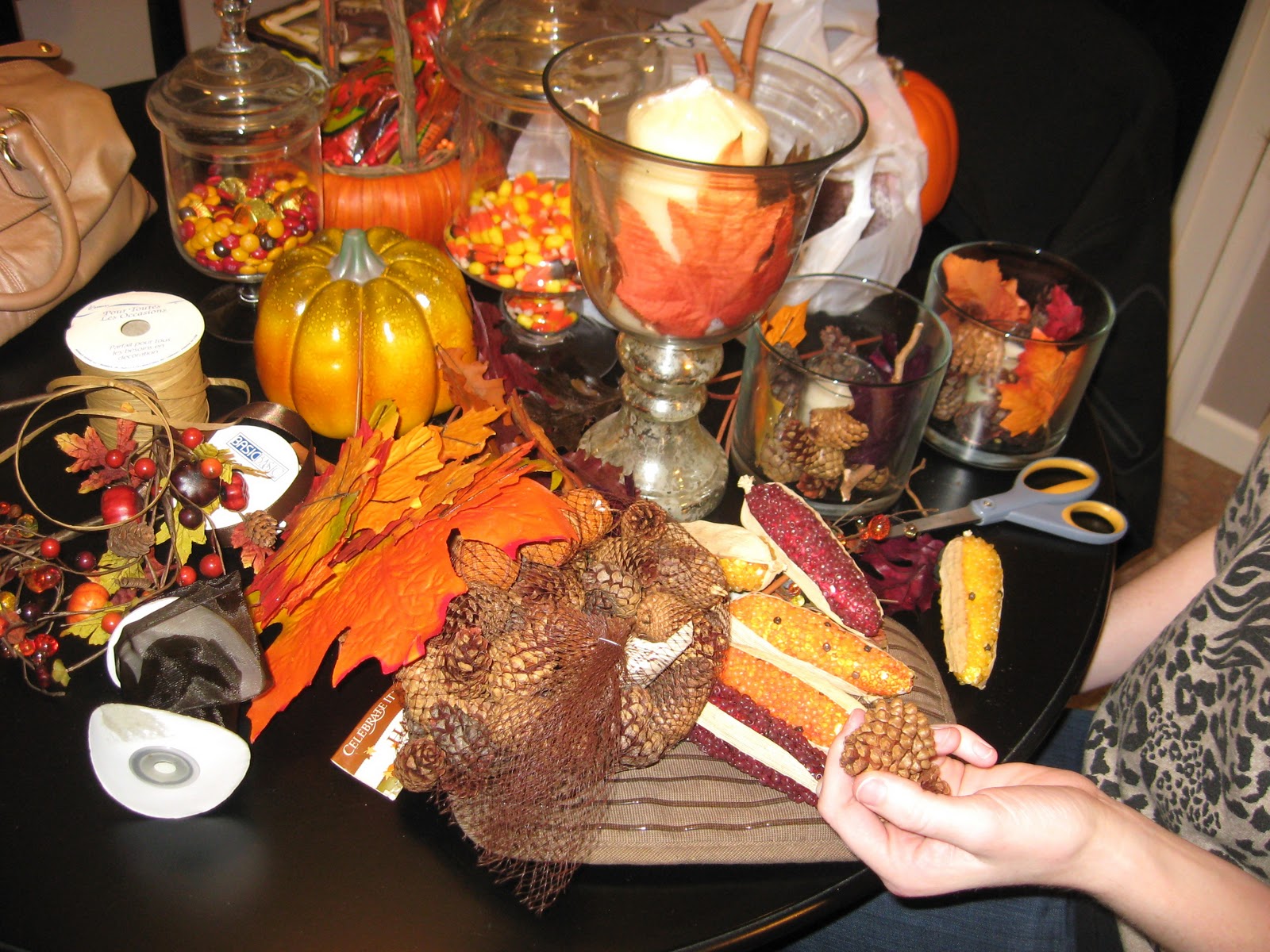 Cheetah Print Centerpieces