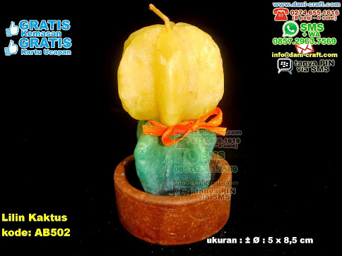 Souvenir Lilin Kaktus Souvenir Lilin Kaktus