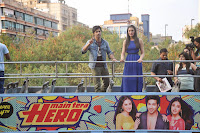 Varun Dhawan & Nargis promotes Main Tera Hero on Bus Ride 